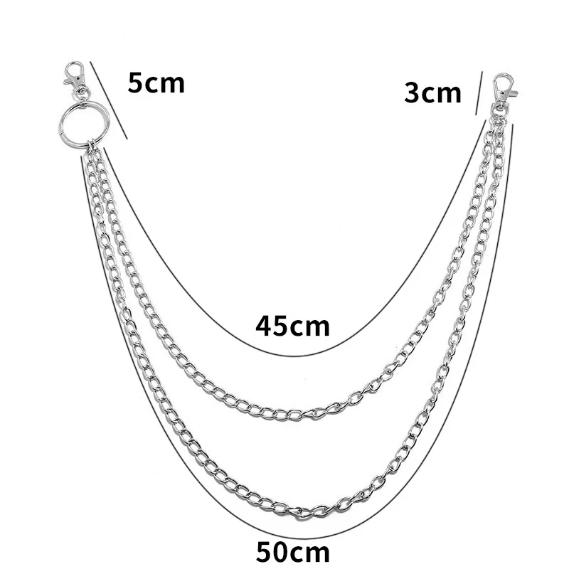 Metal Belt Chain HipHop Rock P - Body Jewelry Retainers recension och pris