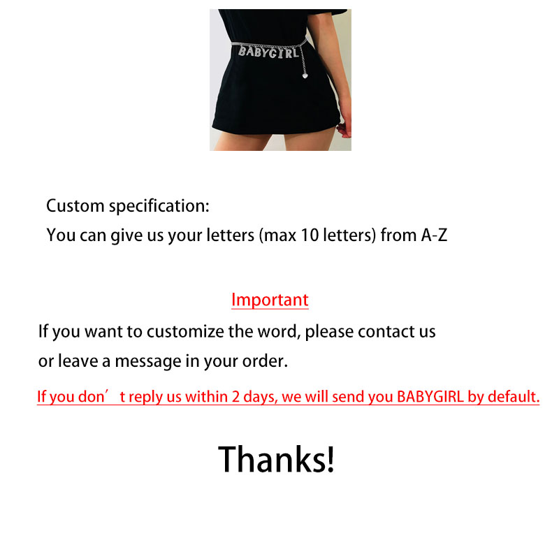 Custom Rhinestone Letters Baby - Body Jewelry For You recension och pris