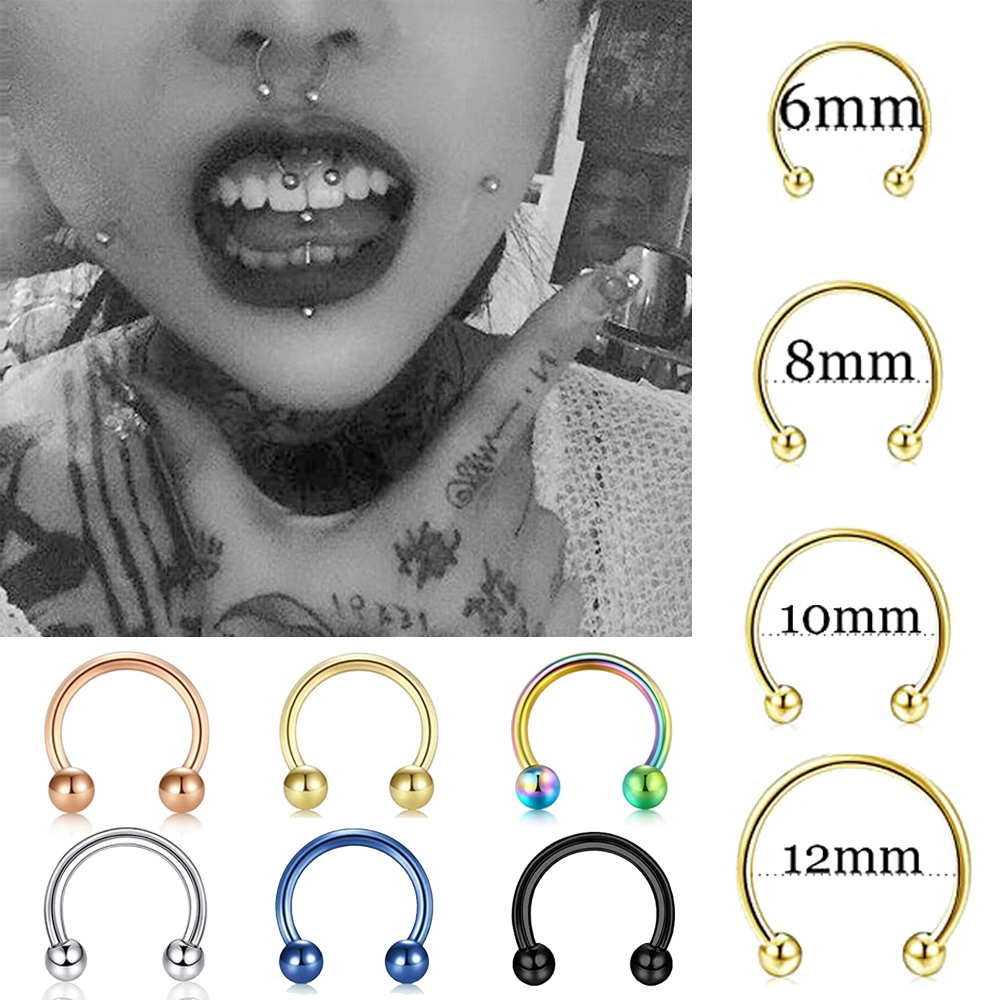 14G 16G Septum Jewelry Surgica - Body Jewelry Surgical Steel recension och pris